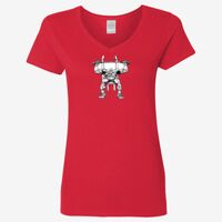 Ladies' Heavy Cotton™ V-Neck T-Shirt Thumbnail